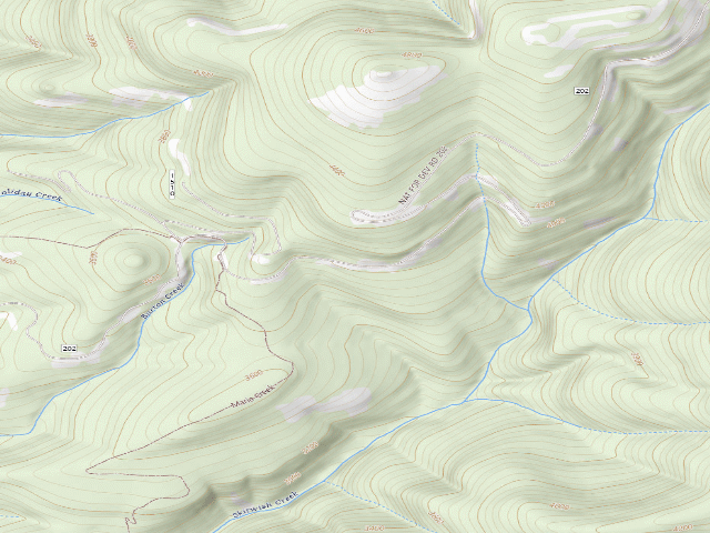 USGS topographic map of Rd 202 Site 6