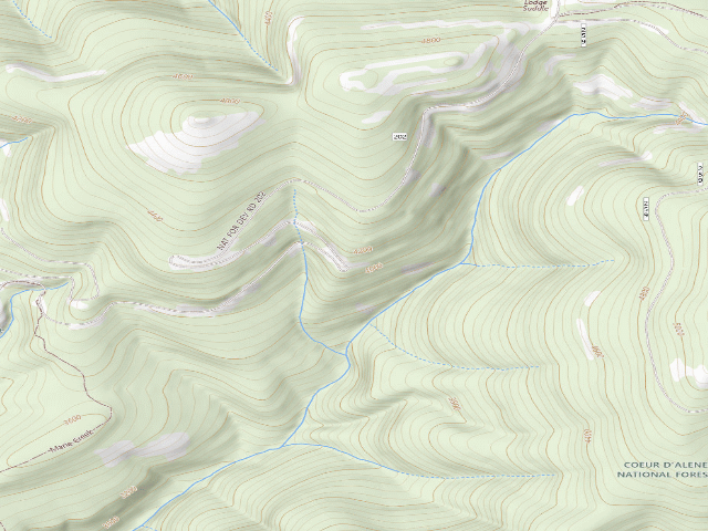 USGS topographic map of Rd 202 Site 8
