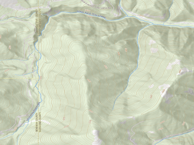 USGS topographic map of Rd 202 Site 9