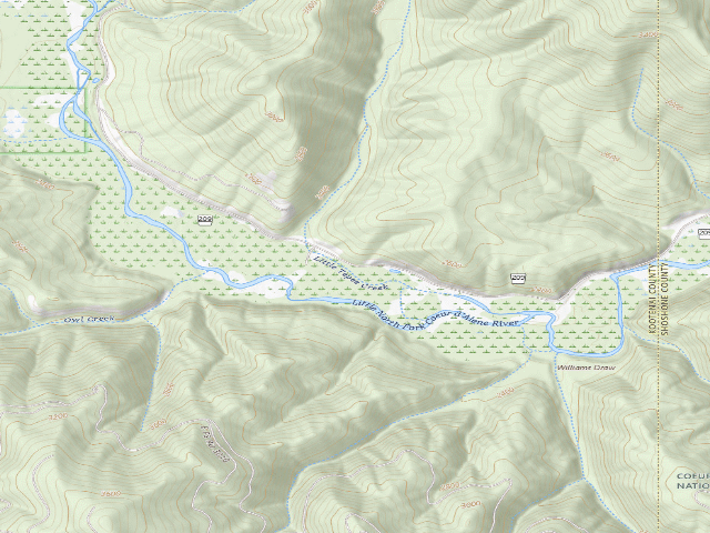 USGS topographic map of Rd 209 Site 63