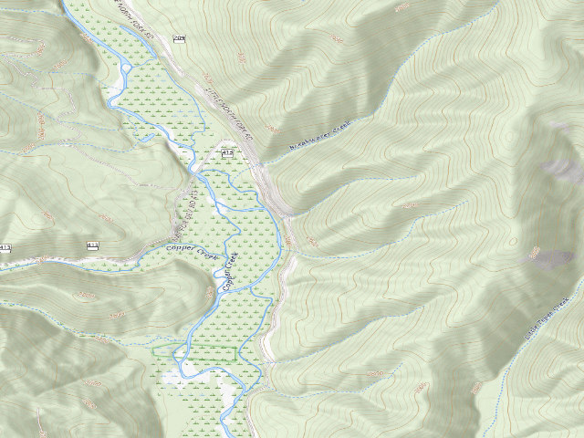 USGS topographic map of Rd 209 Site 65
