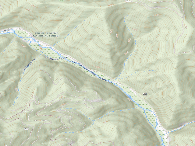 USGS topographic map of Rd 209 Site 69
