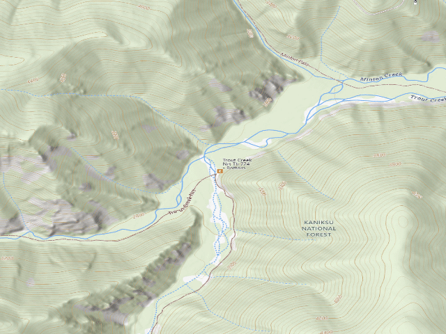 USGS topographic map of Rd 214 Site 5
