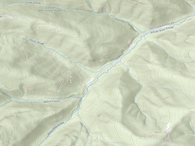 USGS topographic map of Rd 215 Site 12
