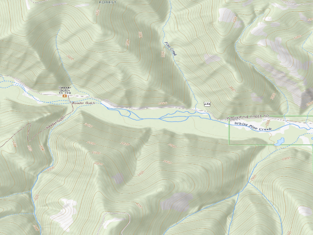 USGS topographic map of Rd 215 Site 3