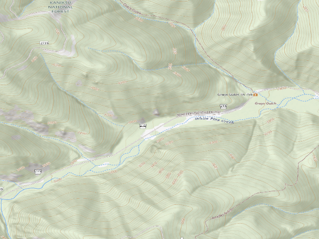 USGS topographic map of Rd 215 Site 7