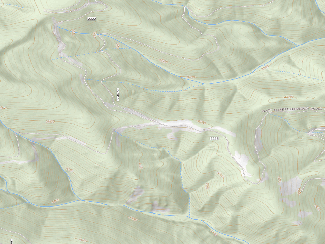 USGS topographic map of Rd 2222 Site 2