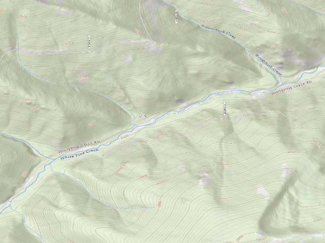 USGS topographic map of Rd 2254 Site 2