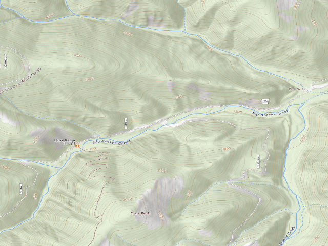 USGS topographic map of Rd 2262 Site 1