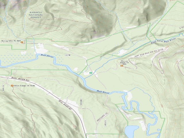 USGS topographic map of Rd 2278 Site 1