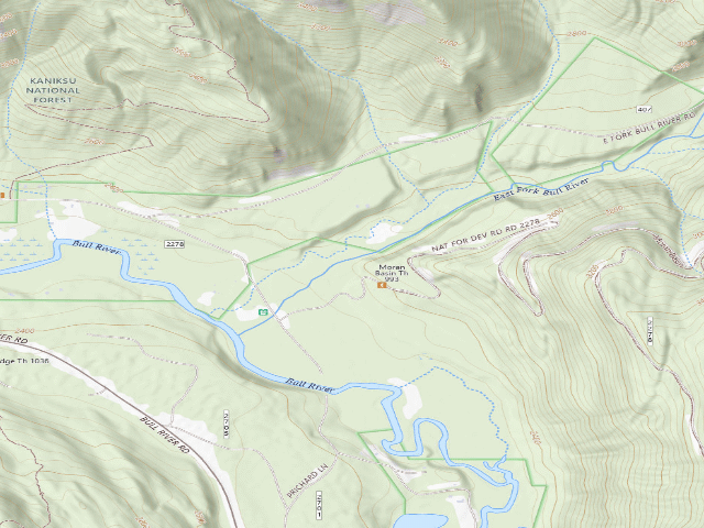 USGS topographic map of Rd 2278 Site 3
