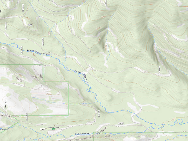 USGS topographic map of Rd 231 Site 3