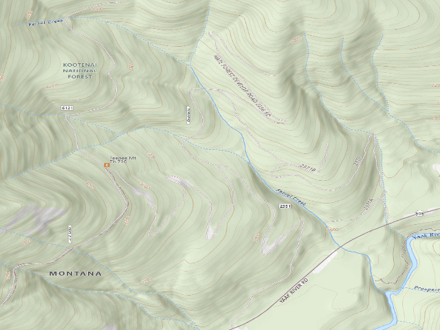 USGS topographic map of Rd 2351 Camp1