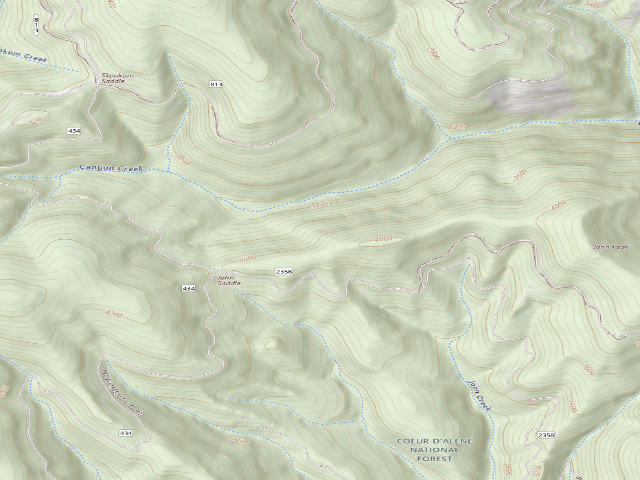 USGS topographic map of Rd 2358 Site 1