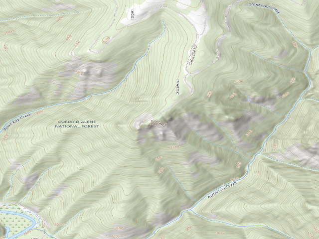 USGS topographic map of Rd 2360 Site 9