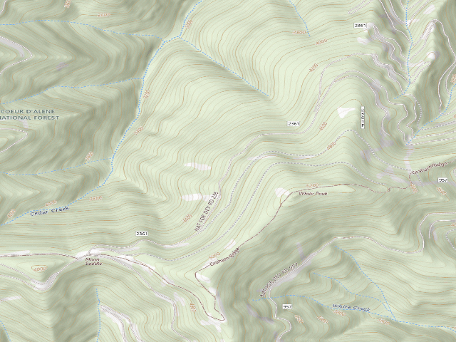 USGS topographic map of Rd 2361 Site 1
