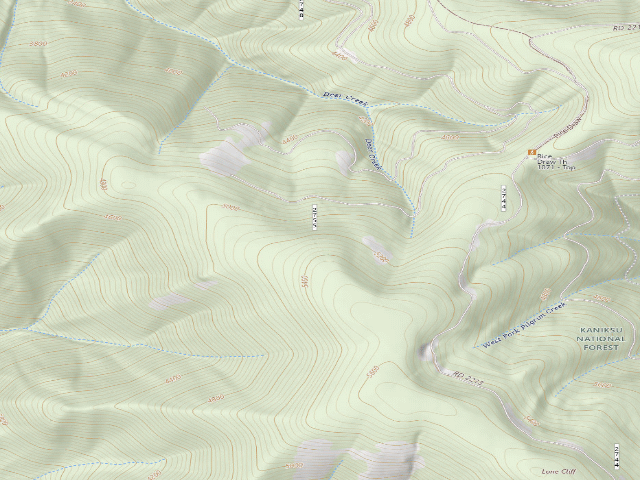USGS topographic map of Rd 2744 Site 1