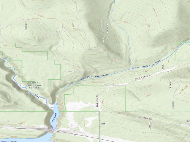 USGS topographic map of Rd 2745 Site 2