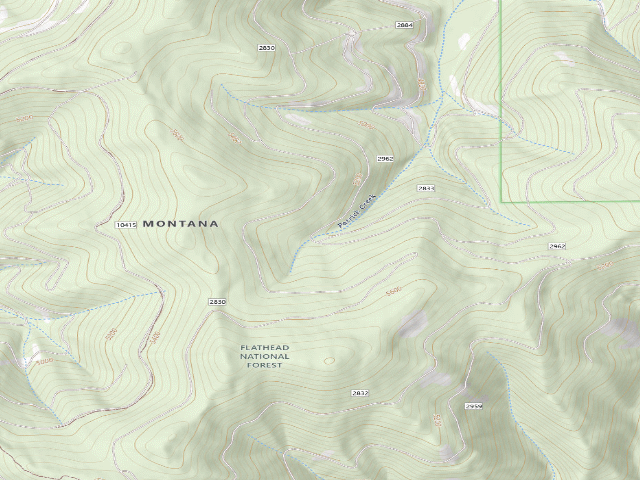 USGS topographic map of Rd 2833 Camping