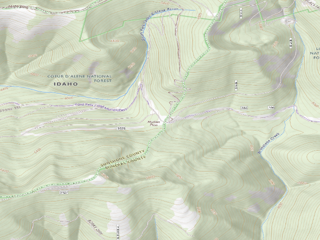 USGS topographic map of Rd 3025 Site 5