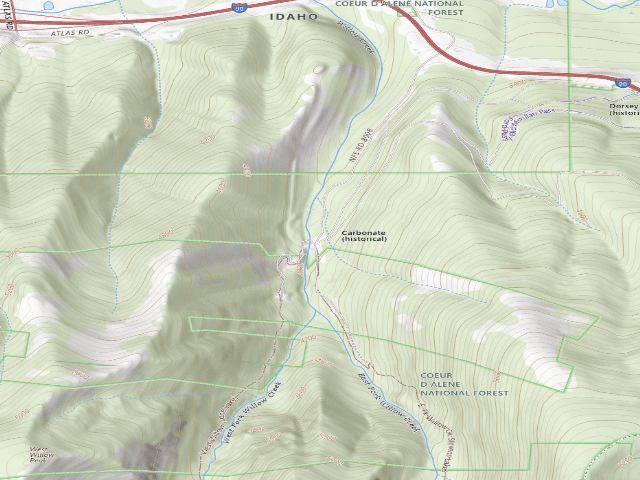 USGS topographic map of Rd 3026 Site 2