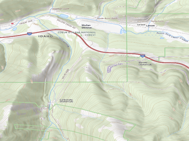 USGS topographic map of Rd 3026 Site 5