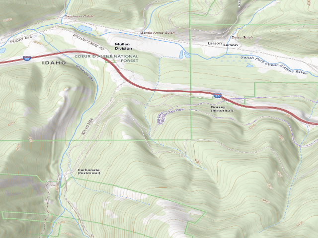 USGS topographic map of Rd 3026 Site 6