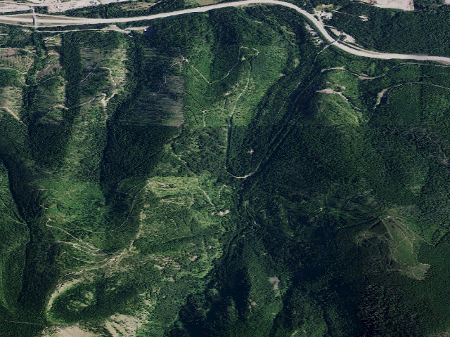 Aerial image of Rd 3026 Spur Site3