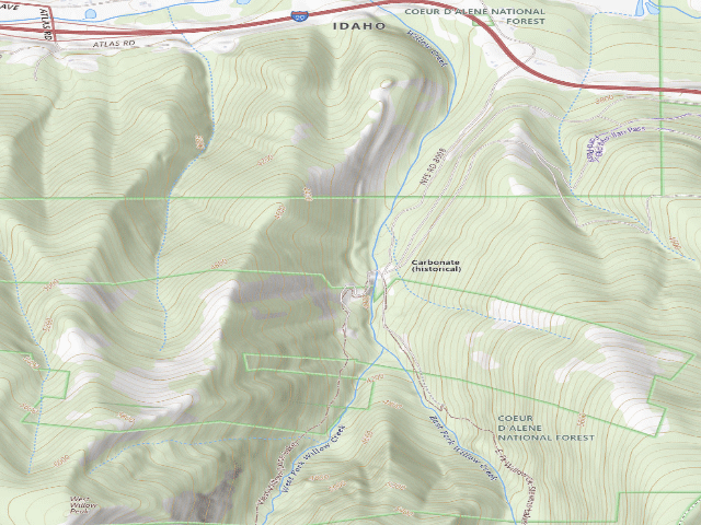 USGS topographic map of Rd 3026 Spur Site3