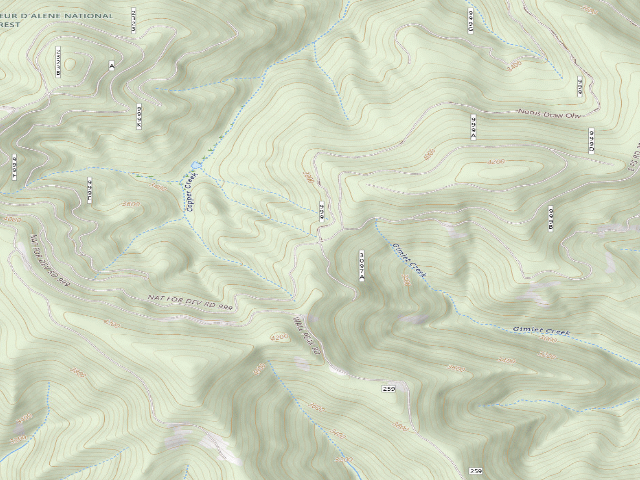 USGS topographic map of Rd 3097 Site 2