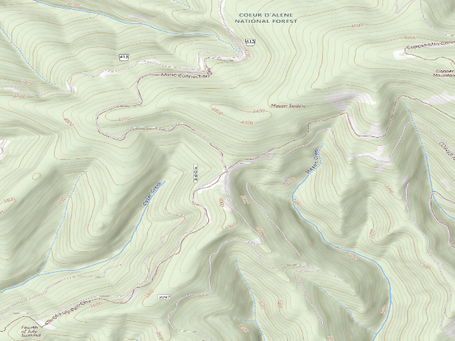 USGS topographic map of Rd 3097 Site 2