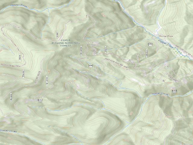 USGS topographic map of Rd 3097 Site 3