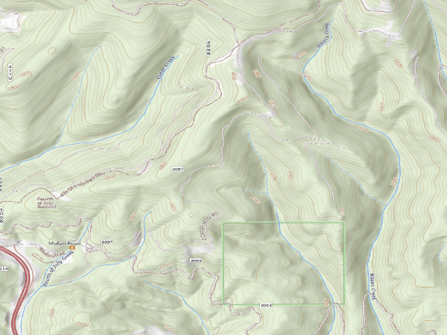 USGS topographic map of Rd 3097 Site 4