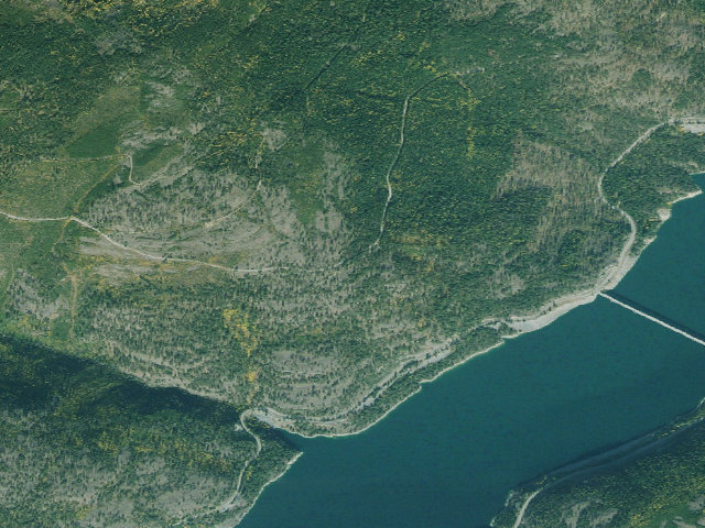 Aerial image of Rd 337 Boulder