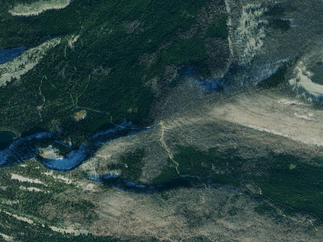 Aerial image of Rd 338U Campsite