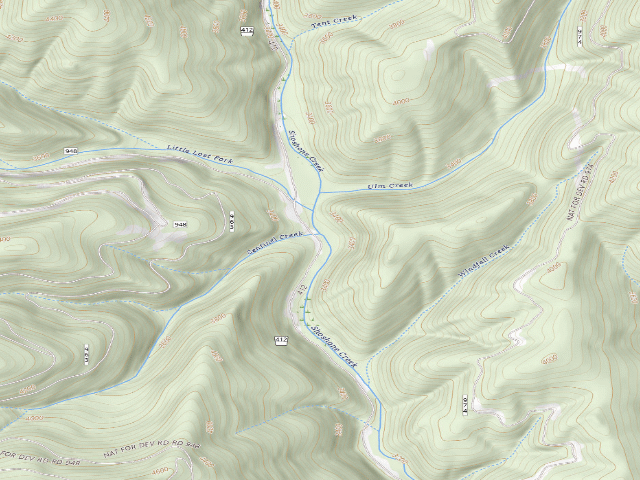 USGS topographic map of Rd 412 Site 15