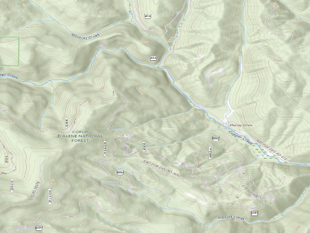 USGS topographic map of Rd 413 Site 12