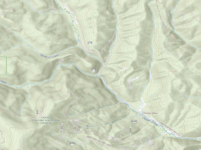 USGS topographic map of Rd 413 Site 14