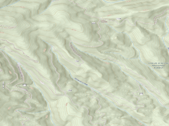 USGS topographic map of Rd 413 Site 16