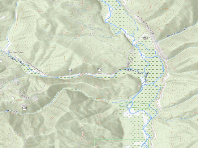 USGS topographic map of Rd 413 Site 5