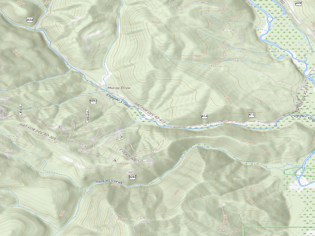 USGS topographic map of Rd 413 Site 6