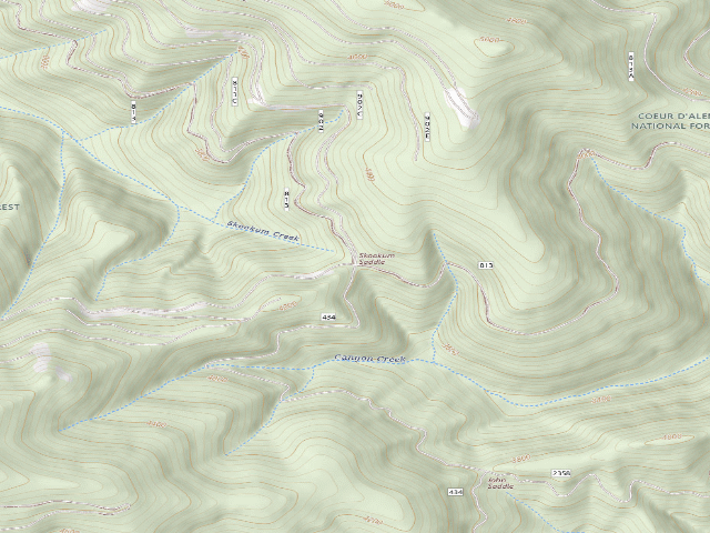 USGS topographic map of Rd 434 Site 2