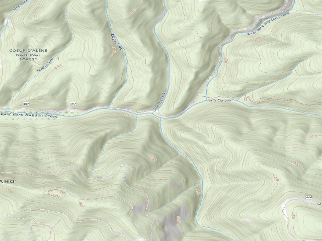 USGS topographic map of Rd 437 Site 16