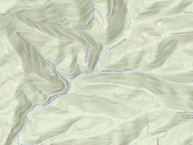USGS topographic map of Rd 437 Site 22