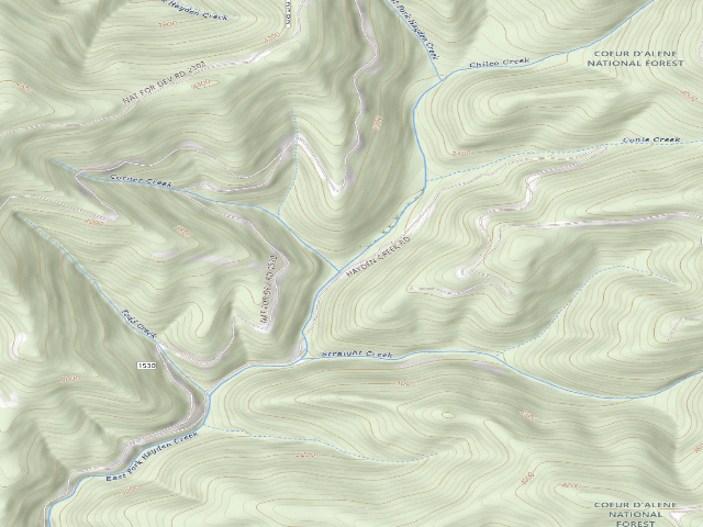 USGS topographic map of Rd 437 Site 23