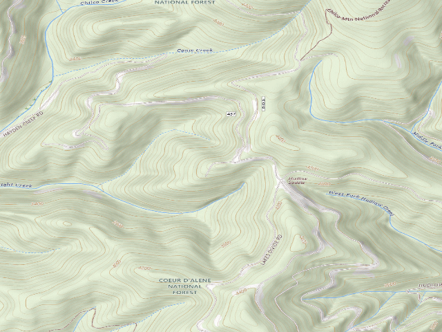 USGS topographic map of Rd 437 Site 24