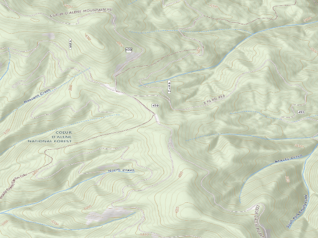 USGS topographic map of Rd 439 Site 10