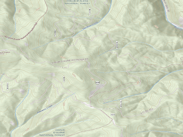 USGS topographic map of Rd 439 Site 2