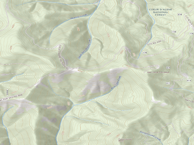 USGS topographic map of Rd 439 Site 4