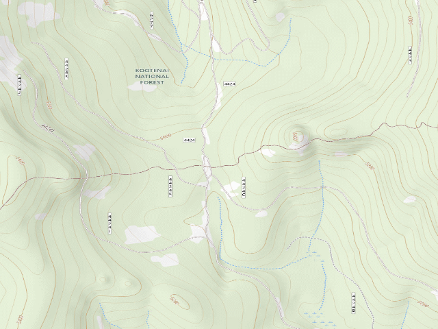 USGS topographic map of Rd 4424 Site 2